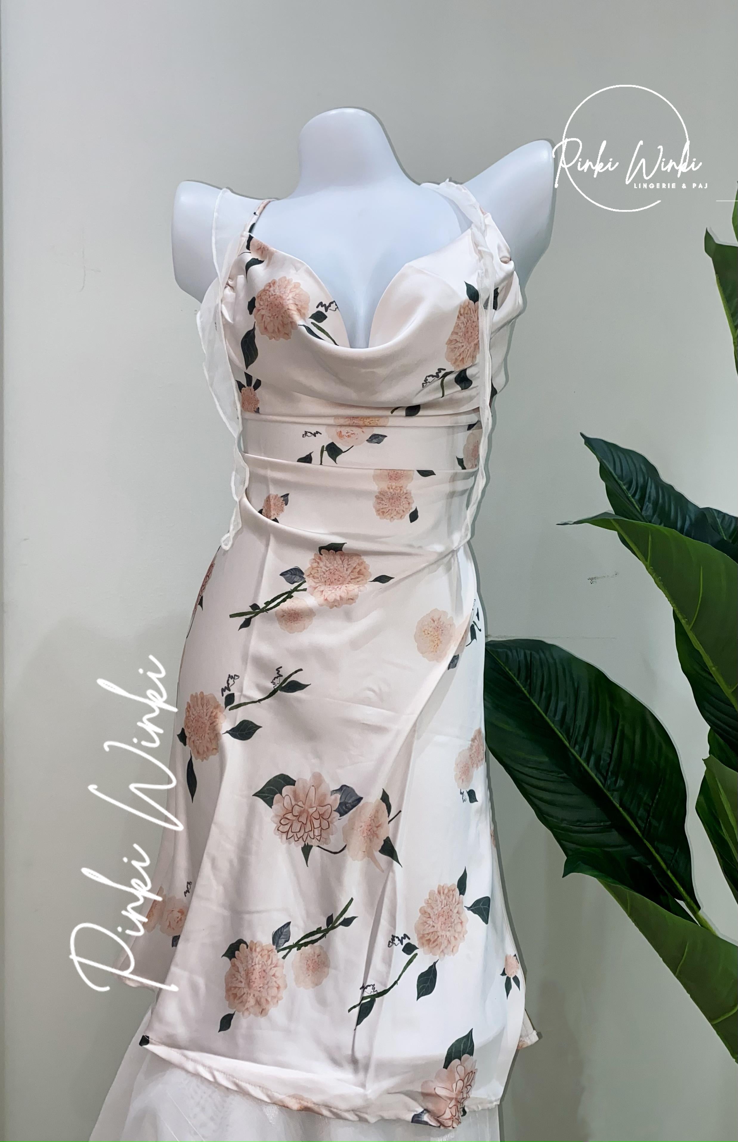 فستان وردي فاتح ستان