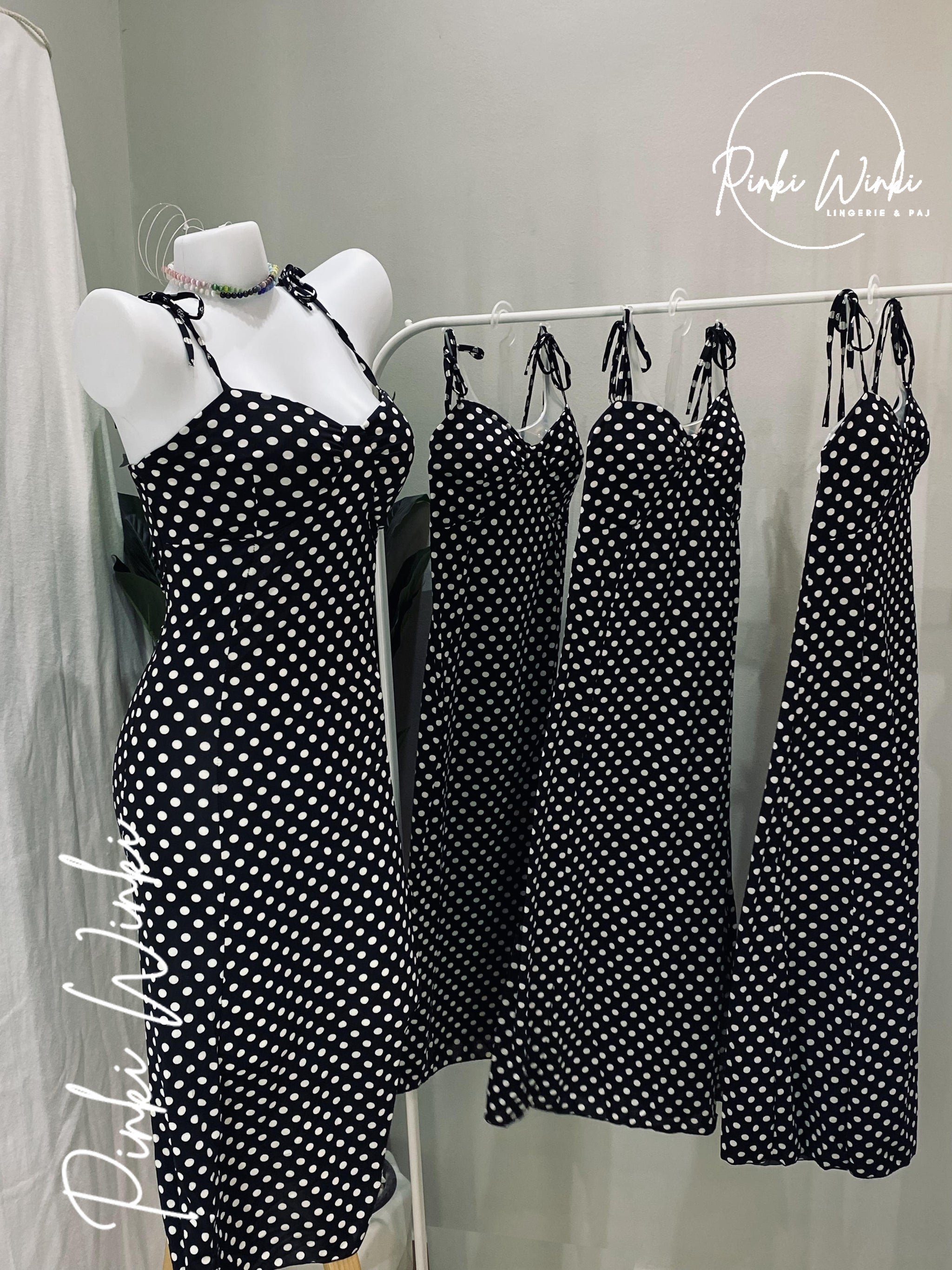 فستان أسود كت بيتي مريح – توصيل سريع 24-48 ساعة – PinkiWinki