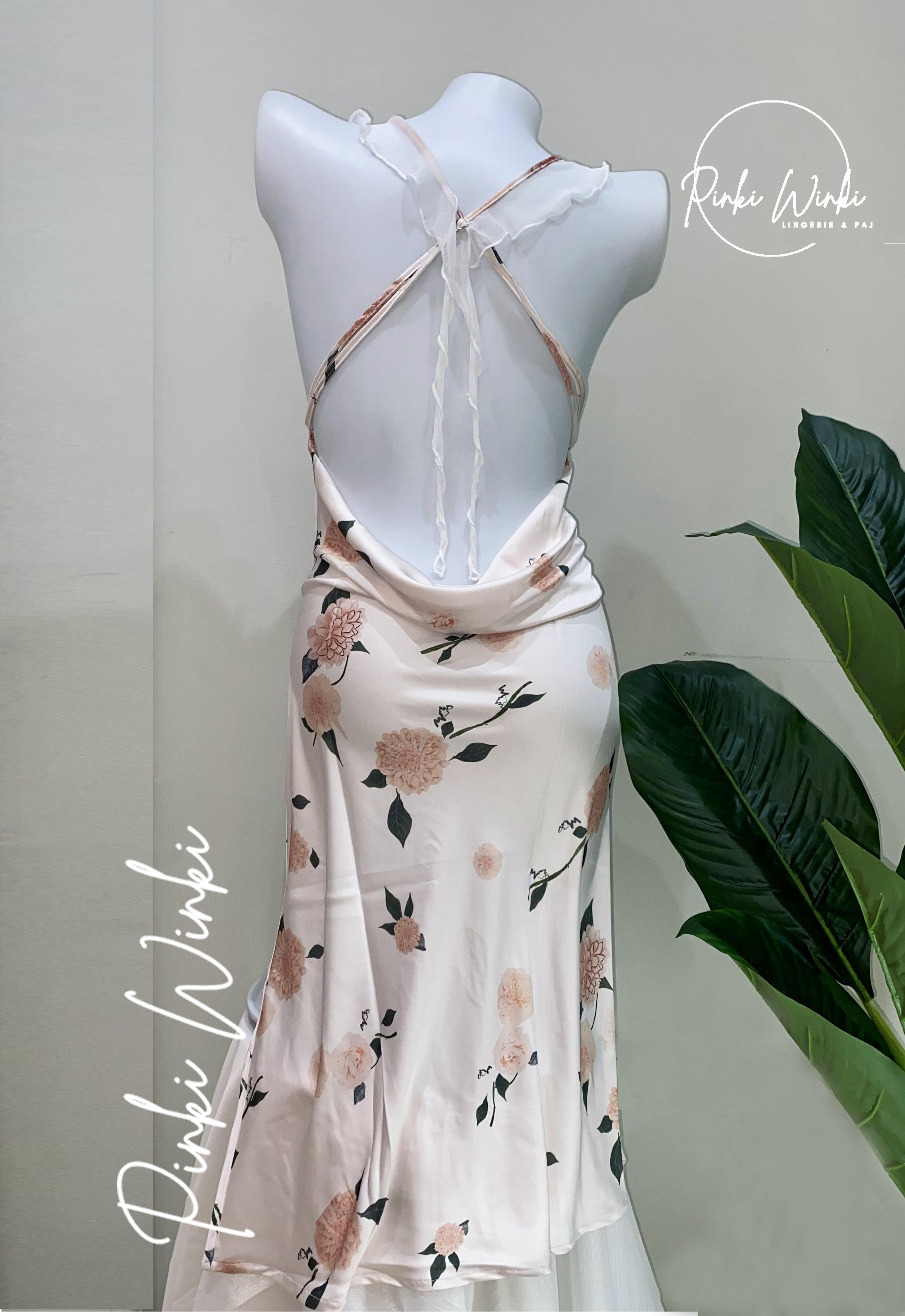 Mid-Length Pink Nightdress