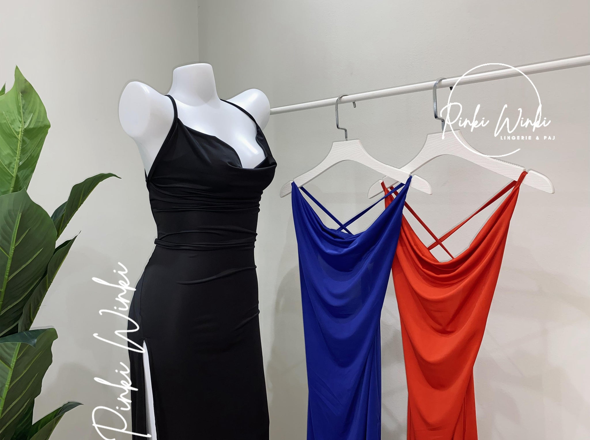 فستان ليكرا زبدة طويل