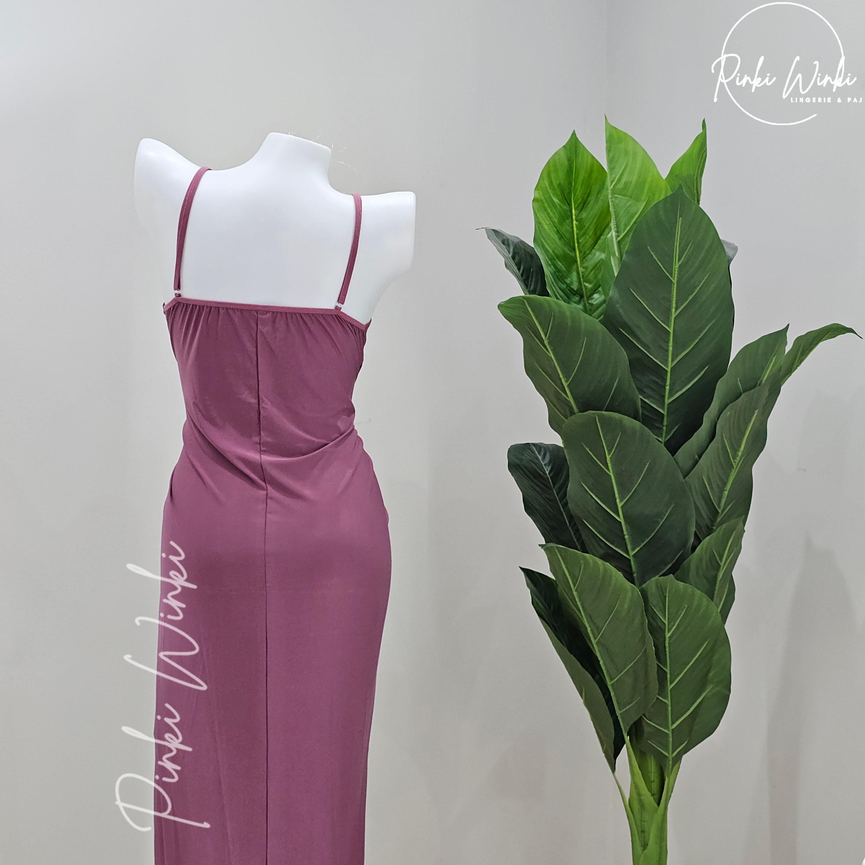 فستان سليب ساده طويل